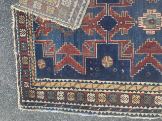 c.1900 PEREPEDIL RUG….approx 3.5 x 5….edges need bits of work….

Checks drawn on U.S. banks preferred…..

Thanks to RR for providing this site……Ed Briggs….. 207 967 3357 for any questions.
     