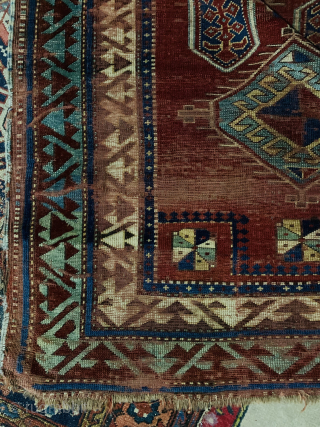 c1880s Kazak / Borjalou prayer…..approx. 3.10 x 5…..checks drawn on U.S. banks preferred….

Thanks to RR for providing this site…

I hope to get better/ outside photos up soon…..Thanks very much, Ed Briggs  