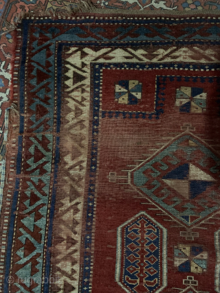 c1880s Kazak / Borjalou prayer…..approx. 3.10 x 5…..checks drawn on U.S. banks preferred….

Thanks to RR for providing this site…

I hope to get better/ outside photos up soon…..Thanks very much, Ed Briggs  