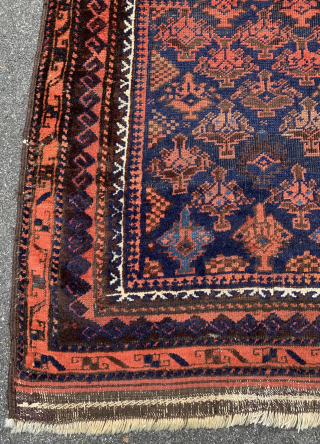 c.1900 BELOUCH Prayer Rug…..approx 3.3 x 4.2….nice old blues….checks drawn on U.S. banks preferred..
Thanks to RR for providing this site….
Ed Briggs……Questions??? please call 207 967 3357       