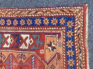 Antique Bergama rug (c.1875)…..approx 2.9 x 3.5…..can send additional photos….checks drawn on U.S. banks preferred…
Thanks to RR for providing this site….
Ed Briggs…… 207 967 3357 (land line), or ed_briggs@yahoo.com    