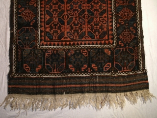 Baluch with original kilim. 1900 ca. perfect condition.
cm 130x80 ca.                       