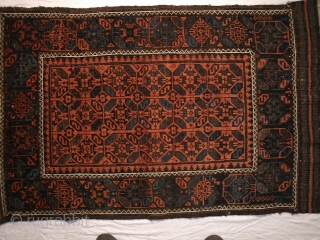 Baluch with original kilim. 1900 ca. perfect condition.
cm 130x80 ca.                       