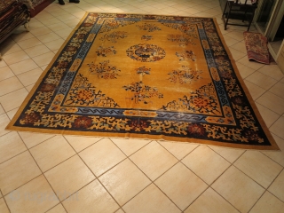 Ningxia chinese cm 347x270 early XX century.
worn areas but still nice and very decorative piece.
Cheap!!!                  