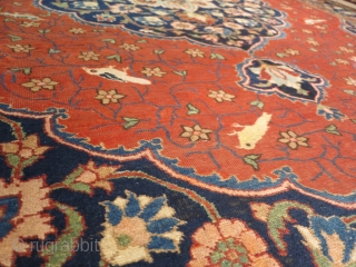 Tabriz cm 338x260,low pile but still nice.                          