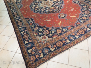 Tabriz cm 338x260,low pile but still nice.                          