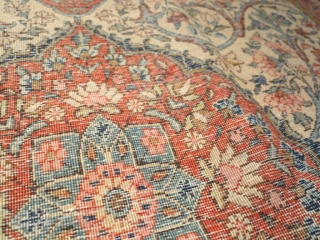 Tabriz, cm 375x280. low pile but lovely decorative piece.                        