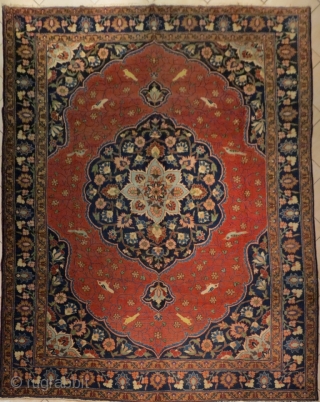 Tabriz cm 338x260,low pile but still nice.                          