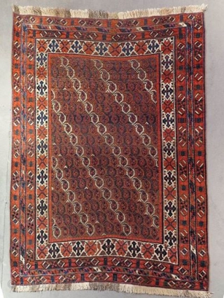 Afshar, wool on wool. Brown corrosion. cm 170x120.                         