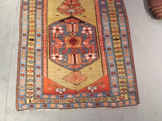 Bijar cm 165x115. Lovely colours, piece with an unusual design. In general very good condition.                  