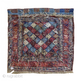 A pretty shah savan ( SHAHSEVAN) bagface. cm 55x55 ca. very fine weaved. 1880 ca
Very good condition considering age and use.
For any further details please PM       