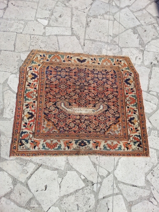 Dorosh, Doroksh,khorassan 1880/1890. worn but really a rare piece. cm 90x104
lovely colours.



if you have some smartphone application you can get in touch with me also with
VIBER; KAKAOTALK; WHAT?S UP. so is too  ...