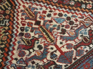 Complete Khamseh confederation cm 203x140. wool on wool. Good condition.                       