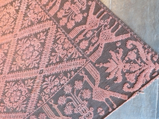 An antique italian peasant carpet from Sardinia Island. Early XX cent. in great condition. "Pibiones" technique with raised pattern very decorative!Size is cm 295x203         