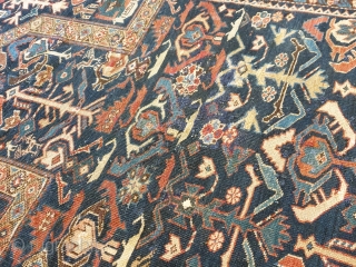 Rare SHirvan Akstafa? date 1323 (1903 a. D.). Very rare and unusual design on prayer rug.
Some old repairs. Unwashed. Size cm 128x95 very interesting size
For other images please ask    
