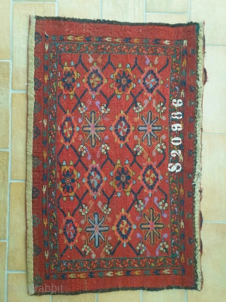 Beshir chuval with silk Highlights in very good condition.

Probably from Perez inventory. 1900/1920 ca
                   