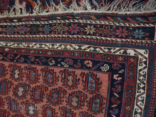 Small sumac boteh flatweave, ca ; 95 cm. x 125 cm. No holes, no stains, etc.  /Beluch/Caucasian/Afshar  ?  . Old/antique.          