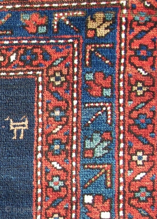 Caucasian,Kazak, Tovuz province ,Baltati area once Persian Azerbijan , on the outskirts of the Kazak rayon,1920. Wool on wool. With a two-row selvage.  Ca.265 cm. x 165 cm.     ...