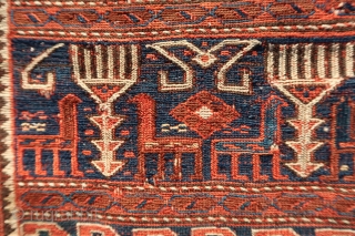 Luri animal flatweave unwashed and unrestored fragment pre 1930. Wool on wool, see also Opie James,( 1992)  Tribal Rugs page 123. More pics if u want .
Listening ; John Coltrane -  ...