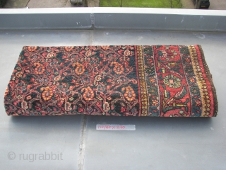 Bachtiar allover Boteh-Fest, wool on cotton, good condition,original top and bottom ends with fringes,sides rewrapped, (... i think ) ca 1930. 155/165 x 230 cm.Washed ,rinsed ( and rinsed,and again.. ) and  ...