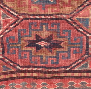 Woolly Azeri / Azerbeijan ,Caucasian ,ca. 305 cm x 140 cm. Full piled, in gooood overall condition. Wool on wool, hard flat back & thick piled . First quarter 20th.Cent. A few  ...