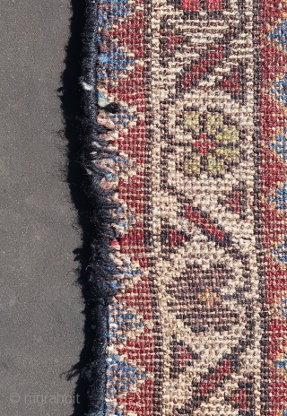 Chahar Mahal Province, Saman town rug ca; first half 20th. Cent.  ,wool on wool, ca; 260 cm x 140 cm .Good colors, some rough resto s  in one guardborder (  ...