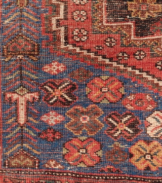 Sout Persian Tribal, Afshar ? , wool on wool, cleaned and washed,ca; 150 cm x 130 cm. 
               