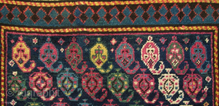 An Armenian Gendje ( Origin : German auction house.) ( also ; Ganja,Genje,Ghyandzha,Elisavetpol.) Kazak, in good allover condition. Antique. Ca. 240 x 135 cm. Long haired. ( And a great Purple.) Eagle ...