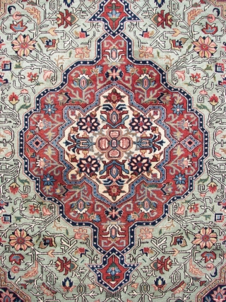 Ghoum / Qom,  (  20th. cent.? )   ca, 220 cm x 140 cm .( including fringes.)             