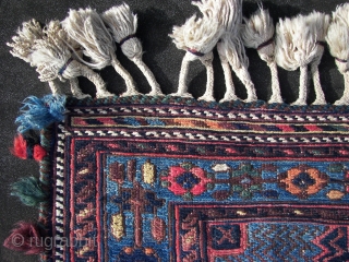 Soumak,Soumakh,Sumak,Sumac,..a  nifty little Southern Persian . 110 x 120 cm. ( 3,6 x 4 ft.) Antique .. A mirrored two vased field filled with floral vines and motives. And a bright  ...