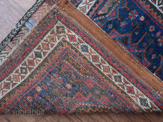 Beluch / Afshar crossover ?  bagface  Ca; 78 cm x 58 cm . Colors !                