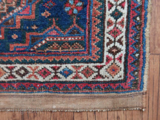 Beluch / Afshar crossover ?  bagface  Ca; 78 cm x 58 cm . Colors !                