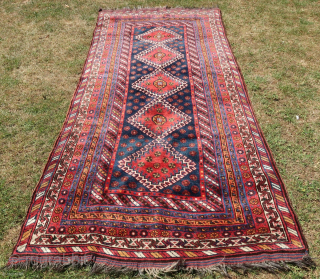 Luri / Afshar ? tribal,? goathair warps. Full original long pile. Ca: 330 cm x 135 cm. 325,oo euro ex transportcosts.