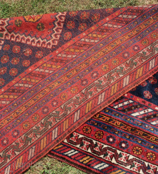 Luri / Afshar ? tribal,? goathair warps. Full original long pile. Ca: 330 cm x 135 cm. 325,oo euro ex transportcosts.