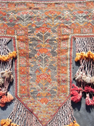 Persian Tribal, Kapunuk / Khalyk , old ?  Frontside touched by the sun, Ghasghai, ? ca. 220 cm. x 170. cm. sold it some years ago. I still regret that. But  ...