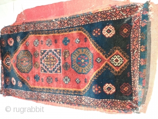 Anatolian kurdish Adiyaman pisinik yastik rug 105×51cm                          