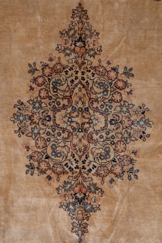 Sarouk Carpet

12.1 x 18.0
3.68 x 5.48
 
Not in the usual "American" style, this  semi-antique Arak province carpet shows a golden beige open field adorned with a small openwork medallion and a  ...