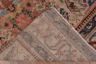 Malayer Carpet

9.5 x 10.4
2.89 x 3.16

Now wsith excised side borders, this west Persian rustic carpet displays a serrated ivory and green cartouche medallion on an attractively abrashed plain soft red ground. Birds  ...