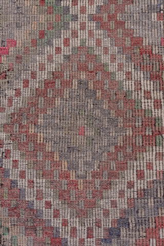 Turkish Jijim

6.6 x 9.8
2.01 x 2.98

A bold stepped and nested  lozenge lattice pattern in which the diagonals  are composed  of small coloured squares  decorates this softly toned eastern  ...