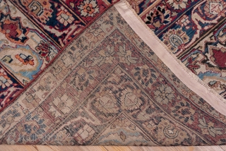 Kerman Carpet

11.3 x 16.0
3.44 x 4.87
If a Kerman is old enough, it is often termed a 'Lavar' from the town near Kerman which woven some of the best antique pieces. The drawing  ...