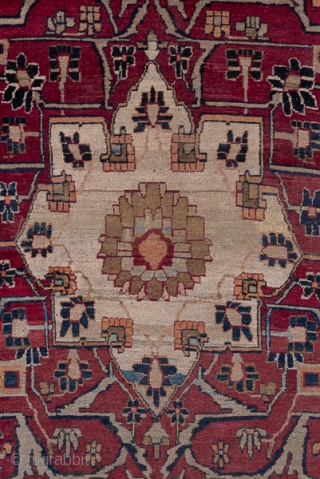 Kerman Carpet

11.3 x 16.0
3.44 x 4.87
If a Kerman is old enough, it is often termed a 'Lavar' from the town near Kerman which woven some of the best antique pieces. The drawing  ...