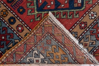 Karaje Runner

3.1 x 14.9
0.94 x 4.54 

The abrashed warm madder red ground displays ten hooked, hexagonal medallions in ivory, pumpkin, dark  blue, medium blue,sandy camel and light blue, with  jewelry  ...