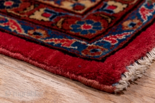 Kashan Carpet

8.8 x 12.0
2.68 x 3.65
 
This very  good condition central Persian city carpet shows a very slightly abrashed ruby red field with a tonally en suite medallion defined by dark  ...