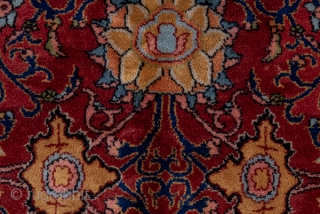 Indian Carpet

12.0 x 15.0
3.65 x 4.57

Not Agra, but just as good with a warm red field displaying an allover pattern of serpentine cloudbands, two layers of vinery trellises, and various palmettes. Detail  ...