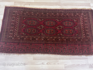 Antik Turkmen Tekke Shuval 152x74 in godt condition                         