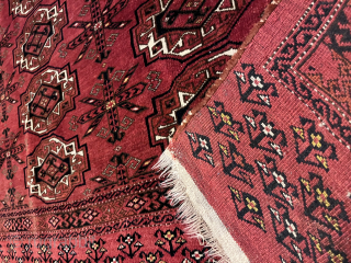 Excellent Turkmen Yomud Shoval without repair very nice condition 
Size 159 x102                     
