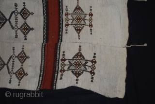Old african Fulani blanket , 264cmX130cm , 20th century ,  some restorations , need to be wash.               