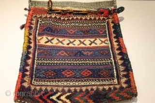 Complete Khorjin 19th Century  Natural colors  Clean and hand washed.all wool  Great condition  size 1.00cm x 0.37cm            