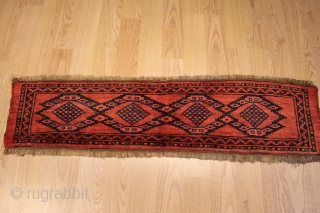 TURKMEN Torba perfect, natural colors, good condition,19th century 
size 1.25cm x0.30cm                      