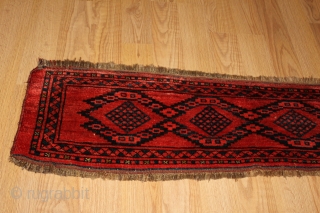 TURKMEN Torba perfect, natural colors, good condition,19th century 
size 1.25cm x0.30cm                      